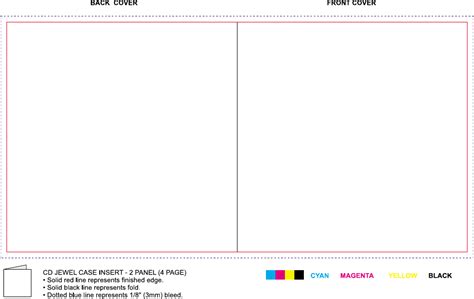 Cd Jewel Case Insert Template