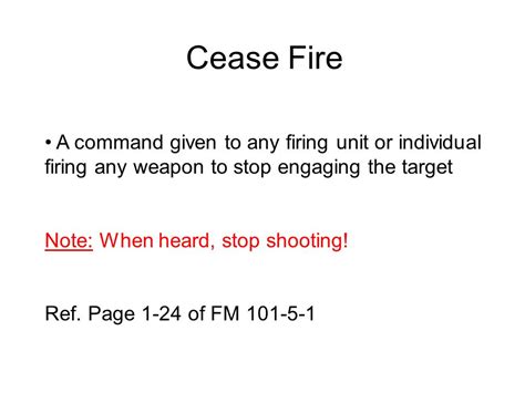 Cease firing PDF