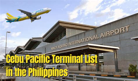 Cebu Pacific: Terminal 1 in Singapore to be Closed by 2025