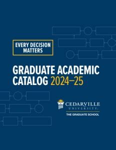 Cedarville Graduate Catalog