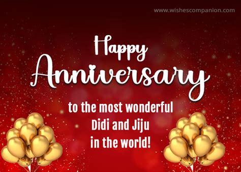 Celebrate Love and Togetherness: Heartfelt Happy Anniversary Wishes for Didi and Jiju