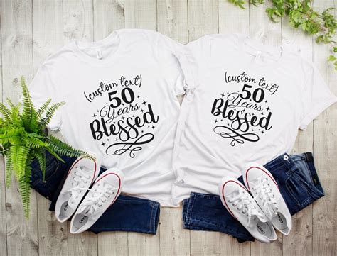 Celebrate Milestones with Style: 50th Anniversary T-Shirts