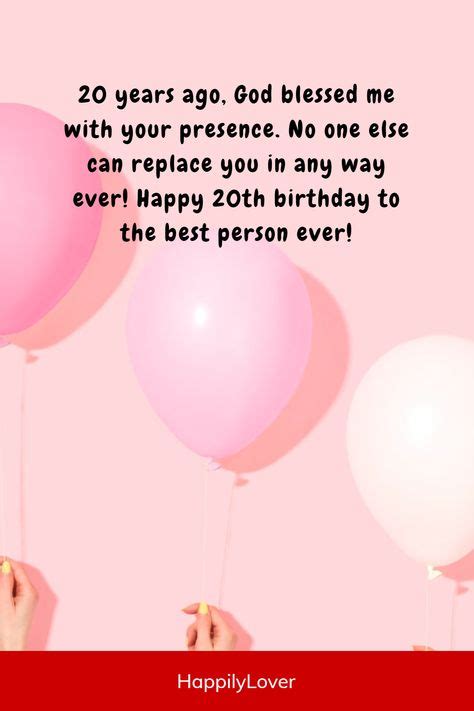 Celebrate Your Milestone with Unforgettable 20th Birthday Sayings