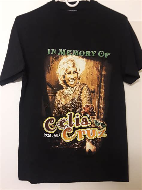 Celebrate the Queen of Salsa with a Celia Cruz T-Shirt