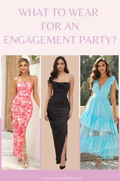 Celebrate the Road to "I Do" with the Perfect Engagement Party Attire