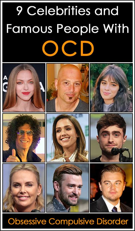 Celebrities with OCD