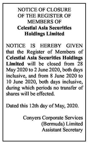 Celestial Asia Securities Holdings Limited: Exploring Opportunities in the Global Capital Markets