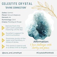 Celestine Crystal: Unveiling the Angelic Stone of Serenity and Connection