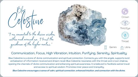 Celestine Crystal: Unveiling the Celestial Stone of Tranquility and Inner Peace