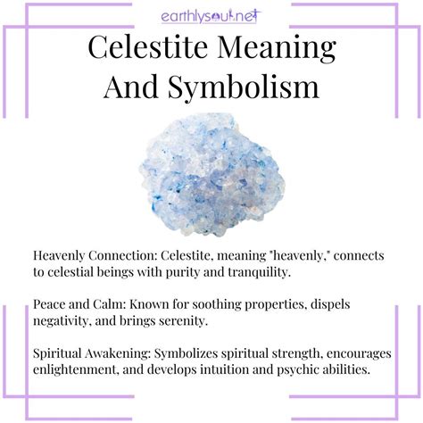 Celestite's Meaning and Symbolism