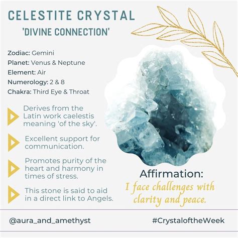 Celestite: A Stone of Peace, Divine Connection, and Spiritual Growth