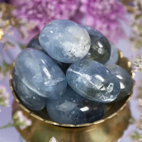 Celestite Tumbled: A Gem with Centuries of Celestial Lore