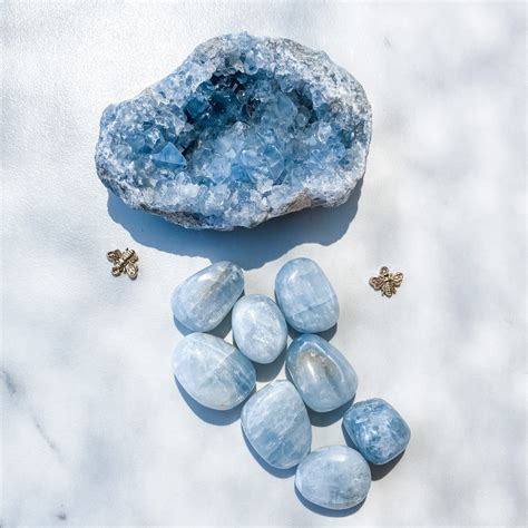 Celestite Tumbled Rocks: A Comprehensive Exploration of Properties, Benefits, and Applications