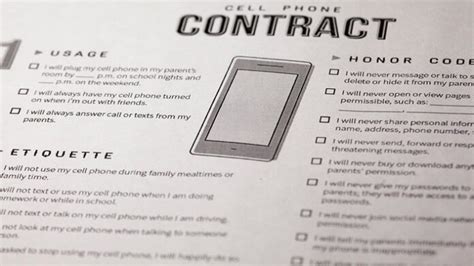 Cell Phone Contract for Teens: A Comprehensive Guide for Parents and Teens