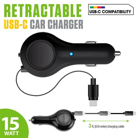 Cellet Retractable Charger Samsung Android Doc