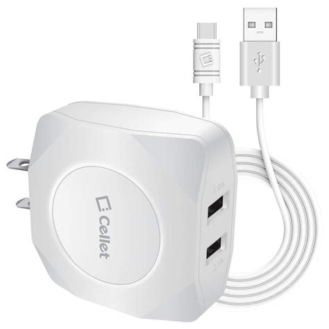 Cellet Travel Charger iPhone Samsung Reader