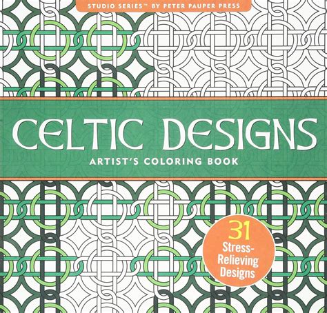 Celtic Designs Adult Coloring Book 31 stress-relieving designs Studio Doc