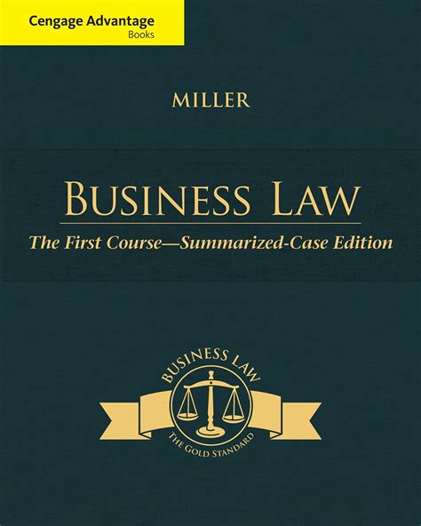 Cengage Advantage Books Business Law The First Course Summarized Case Edition Kindle Editon