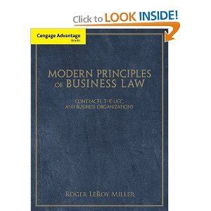 Cengage Advantage Books Modern Principles of Business Law Reader