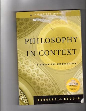Cengage Advantage Books Philosophy in Context A Historical Introduction Advantage Series PDF