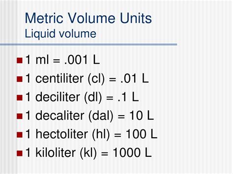 Centiliter to Hectoliter: Measuring Liquid Volumes with Precision