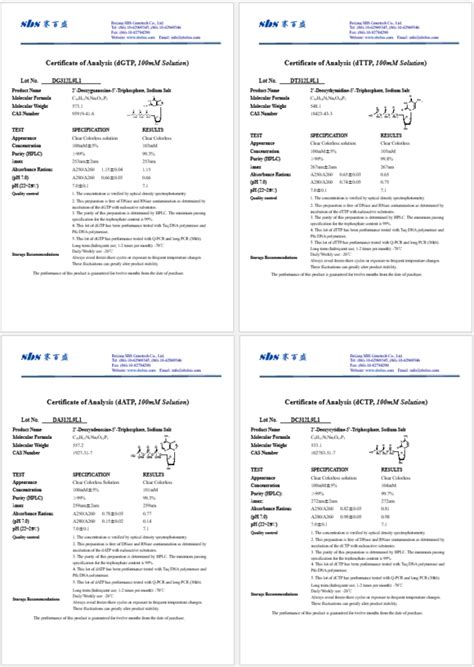 Certificate of Analysis: A Vital Document in Singapore's Chemical Industry