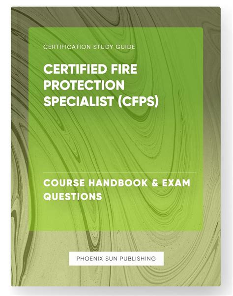 Certified Fire Protection Specialist Exam Questions Ebook PDF