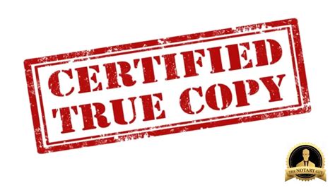 Certified True Copy: A Comprehensive Guide for Understanding and Using It