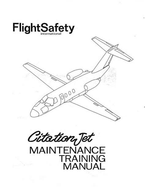 Cessna Citation 550 Maintenance Training Manual Ebook Doc