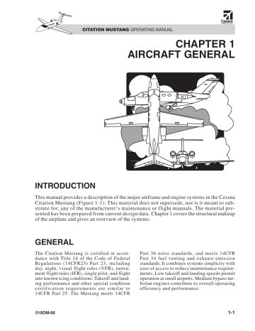 Cessna Citation Mustang Pilot Operating Manual Ebook Kindle Editon