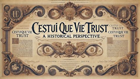 Cestui Que Vie Trust: 3 Essential Steps to Protect Your Assets