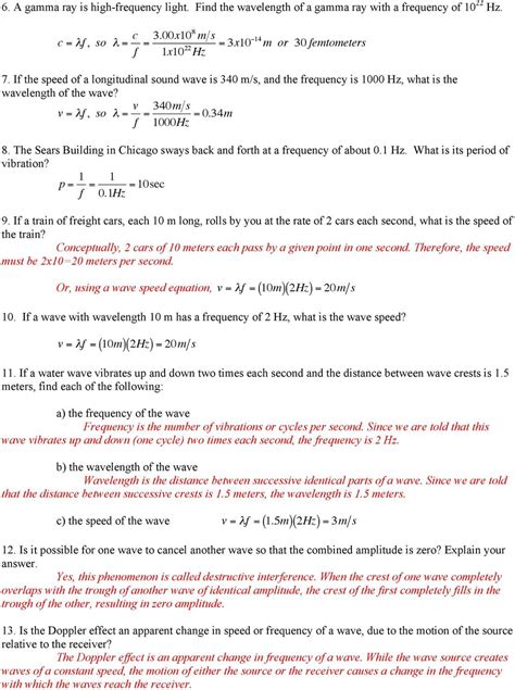 Ch 26 Conceptual Physics Review Answers Doc