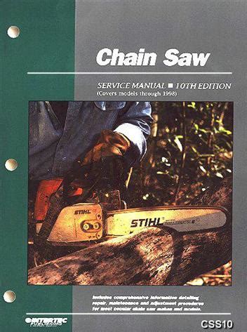 Chain Saw Service Manual Ebook PDF