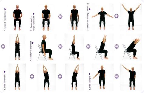 Chair Yoga For Seniors Chart