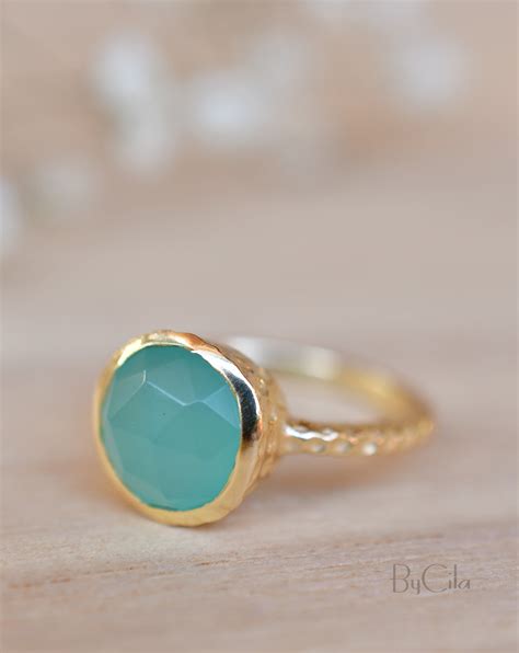 Chalcedony Ring: A Gemstone of Serenity and Strength