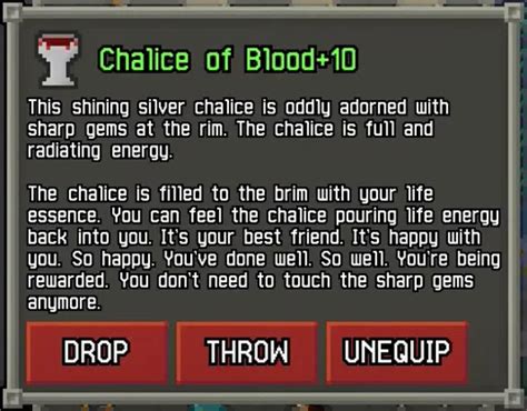 Chalice of Blood: An In-Depth Guide to Pixel Dungeon's Most Challenging Class