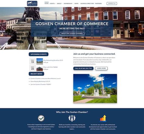 Chamber Of Commerce Website Template