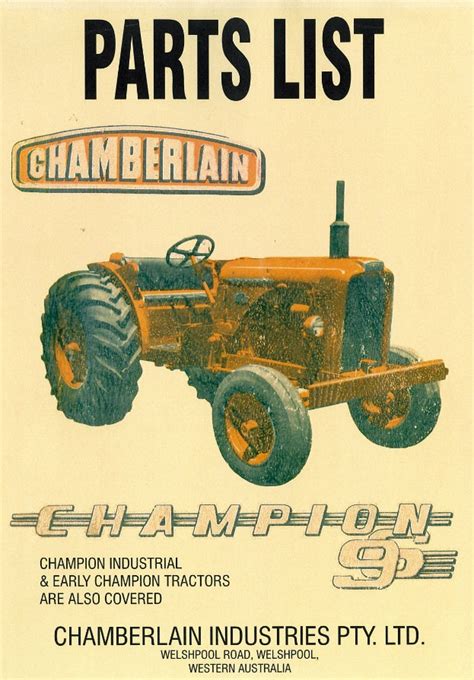 Chamberlain 9g Workshop Manual PDF Kindle Editon