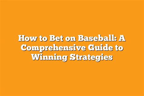 Champion Bet: A Comprehensive Guide to Placing Winning Bets