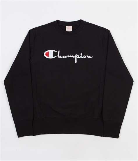 Champion Reverse Weave Sweatshirt Black: The Ultimate Comfort and Style