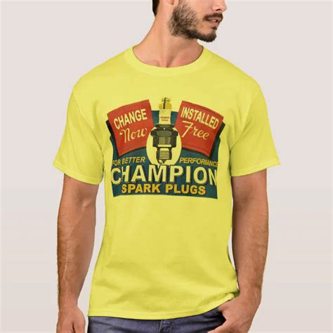 Champion Spark Plugs T-Shirt: A Statement of Performance and Style