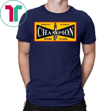 Champion Spark Plugs T-Shirts: A Timeless Homage to Automotive Excellence