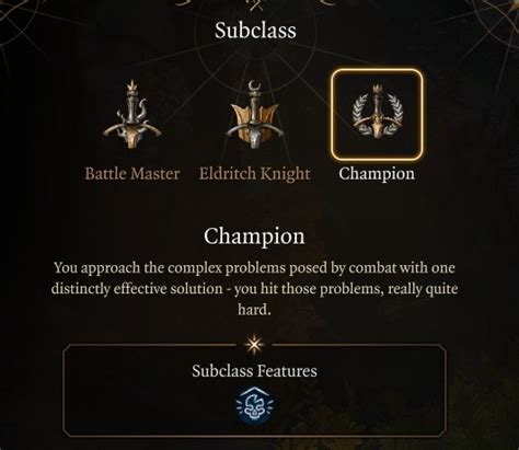 Champion Subclass BG3: Uncover Your True Potential in Baldur's Gate 3