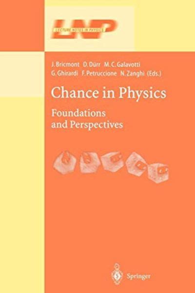 Chance in Physics Foundations and Perspectives 1st Edition Reader