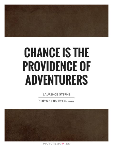 Chance is the Providence of Adventurers PDF