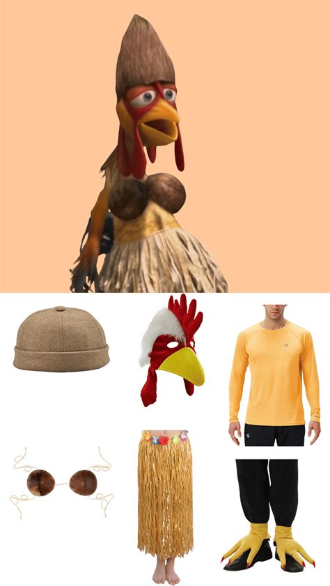 Channel Your Inner Fowl with the Enchanting Chicken Joe Costume