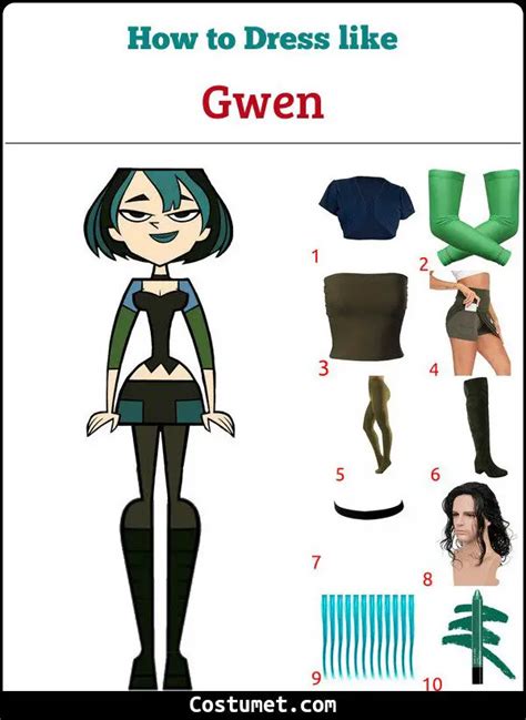 Channel Your Inner Goth Goddess: The Ultimate Guide to Creating a Gwen Total Drama Island Costume