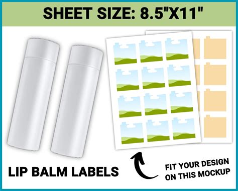 Chapstick Label Template