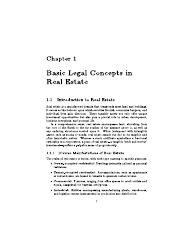 Chapter 1: The Basics of Real Estate