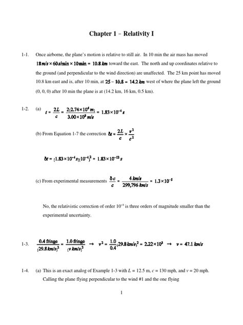 Chapter 1 Solutions Modern Physics 4th Edition PDF